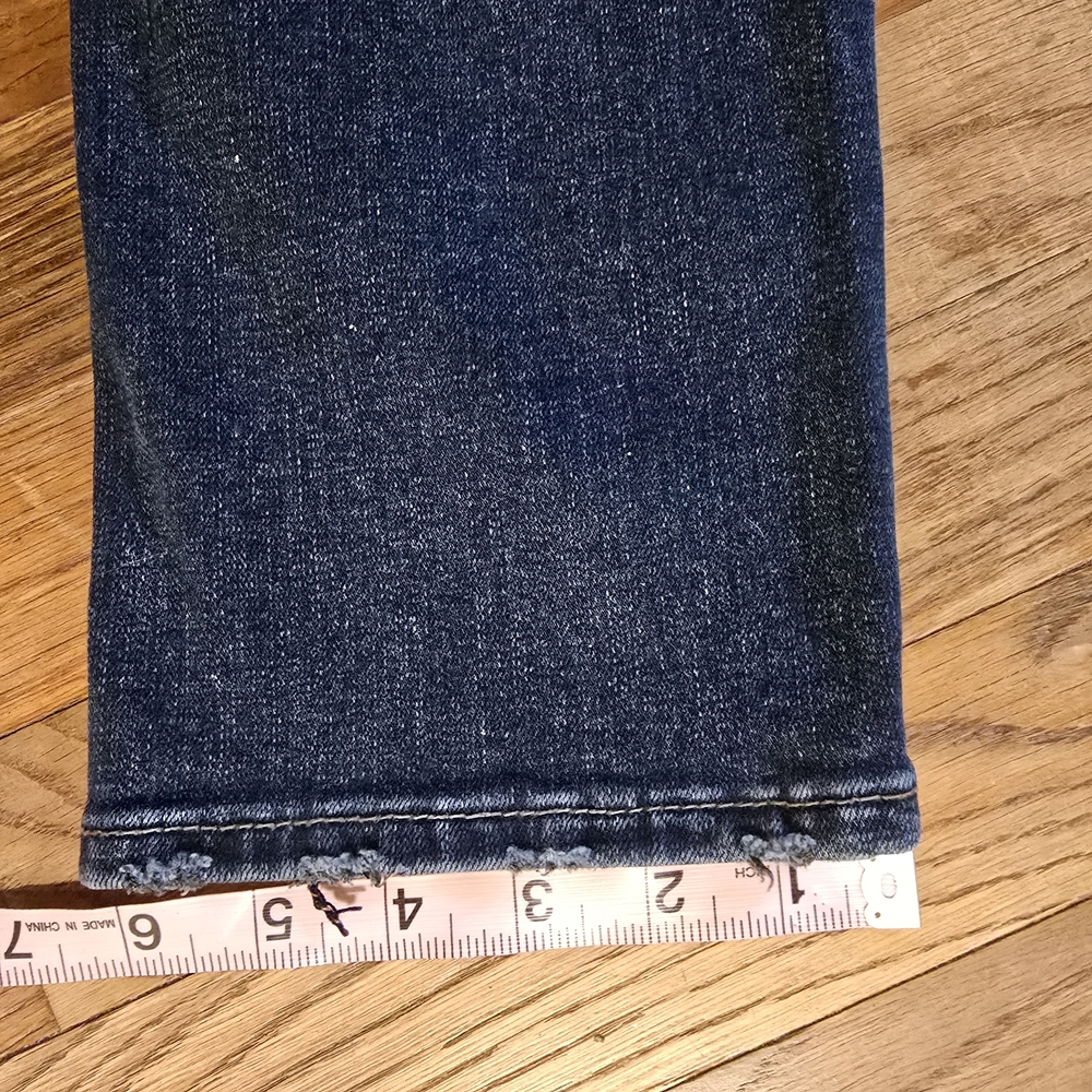 Silver Jeans Women's Distressed Style Straight Leg‎ in Deep Blue - Picture 9 of 9